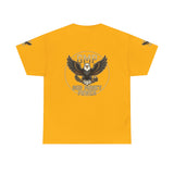 GMP Bald Eagle Graphic Tee — "God Money Power" Patriotic Shirt