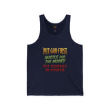 Put God First Hustle Tank — Inspirational Faith & Motivation Tank Top