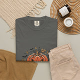 Halloween Pumpkin Graphic Tee — GMP God Money Power Retro Design