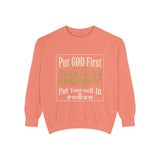 Put God First Hustle For The Money Sweatshirt