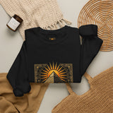 Egyptian Pyramid Sun Graphic Sweatshirt - "Good Morning, Pharaoh" Crewneck