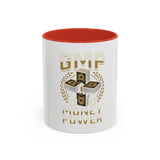 Money Power Accent Coffee Mug — GMP Cash Stack Design (11/15 oz)