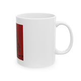 Religious Icon Red Bandana Mug – God Money Power Ceramic Coffee Cup (11oz, 15oz)