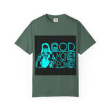 God Money Power T-Shirt — Retro Neon Faith & Hustle Graphic Tee