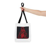 Red Occult Saint Tote Bag – Gothic Graphic AOP Tote