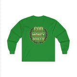 God Money Power Long Sleeve Tee