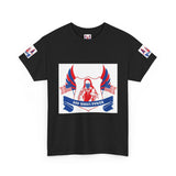 Patriotic 'God Money Power' Tee — Americana Flag Graphic T-Shirt