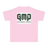 Youth Tee — "GMP (God Money Power)" Graphic Logo Kids Shirt