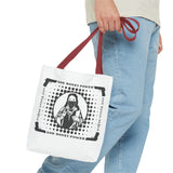 Tote Bag — "God Money Power" Retro Saint Graphic Tote