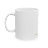 God Money Power Ceramic Mug – GMP Cross Design, Inspirational Faith & Wealth Coffee Cup (11oz, 15oz)