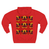 Reggae Sunset Hoodie — Palm Tree Rasta Graphic Fleece