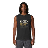 God Money Power - Muscle Tank — Inspirational Faith & Wealth Graphic Tank