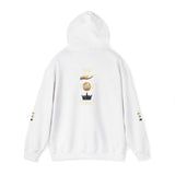 Gold Crown One Hoodie — Minimalist Royal Emblem Hooded Sweatshirt