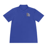 GMP 'God Money Power' Men's Sport Polo — Gold Lettering Performance Polo