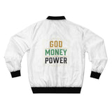 God • Money • Power Bomber Jacket