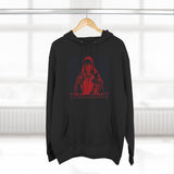 Red Devil Graphic Hoodie — Vintage Occult Illustration Sweatshirt