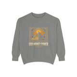 Pyramid Sun Graphic Sweatshirt — Good Morning Power Vintage Vibe
