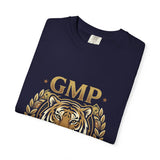 GMP Tiger Crest T‑Shirt — "God Money Power" Graphic Tee