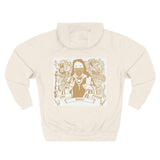Hoodie — 'God, Money, Power' Vintage Crest Graphic Pullover
