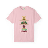 God Money Power T-Shirt — Angel, Stacks of Cash Graphic Tee