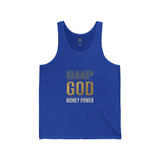 GMP GOD Money Power Tank Top — Motivational Gold Graphic Tank