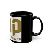 GMP Gold Logo Black Coffee Mug — Good Money Power 11oz & 15oz