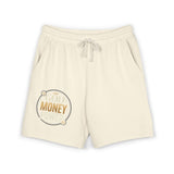 God Money Power Fleece Sweat Shorts — Casual Garment-Dyed Lounge Shorts
