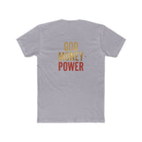 God Money Power Tee — Retro Palm Jesus Graphic T-Shirt