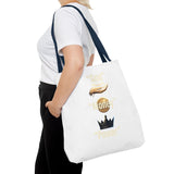 Inspirational 'God, Money, Power' Graphic Tote Bag
