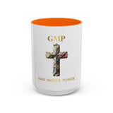 God Money Power Coffee Mug – GMP Cross Design (11oz & 15oz)