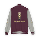GMF Letterman Jacket — "God • Money • Power" Varsity Jacket