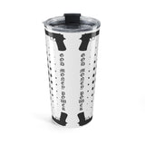 20oz Tumbler — 'So Money Power' Black & White Graphic Travel Mug
