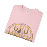 God Money Power T-Shirt — Bold Gold Graphic Tee