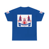 Patriotic 'God Money Power' Tee — Americana Flag Graphic T-Shirt