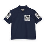Youth Polo Shirt — 'GMP' God Money Power Logo