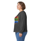 God Money Power Long Sleeve Tee — Inspirational Faith & Wealth Graphic Shirt