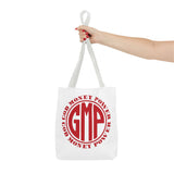 Tote — "GMP (God Money Power)" Red Logo Canvas Tote Bag