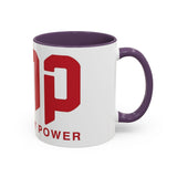 GMP Coffee Mug — Good Money Power Red Accent Ceramic Mug (11/15oz)