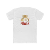 God Money Power Tee — Retro Palm Jesus Graphic T-Shirt
