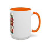 Put GOD First Hustle For The MONEY Accent Coffee Mug — Motivational Faith & Success Gift (11/15 oz)