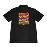 GMP God Money Power Graphic Polo Shirt – Retro Motivational Men's Sport Polo