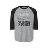 Unisex Three-Quarter Sleeve Raglan Shirt