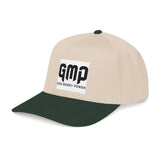 God Money Power Baseball Cap — GMP Embroidered Mid-Profile Snapback
