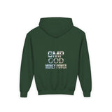 Youth Hoodie — GMP GOD Money Power Metallic Graphic Pullover