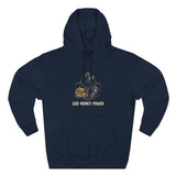 God Money Power Hoodie — Motivational Faith & Wealth Graphic Hoodie