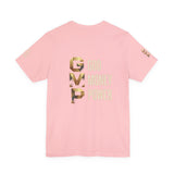 GVP 'God Money Power' Graphic Tee – Gold Lettering Christian Streetwear