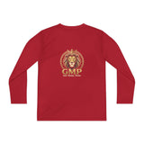 Youth Long Sleeve Tee — Gold Lion 'GMP' Athletic Team Shirt