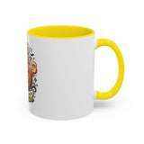 God Money Power- Pumpkin Coffee Mug — Halloween Accent Mug (11/15oz)