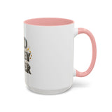 God Money Power Accent Coffee Mug — Inspirational Faith & Prosperity Ceramic Mug (11/15oz)