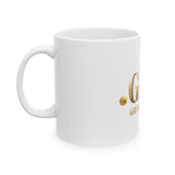 God Money Power (GMP) Ceramic Mug — Inspirational Gold Faith & Wealth Coffee Cup